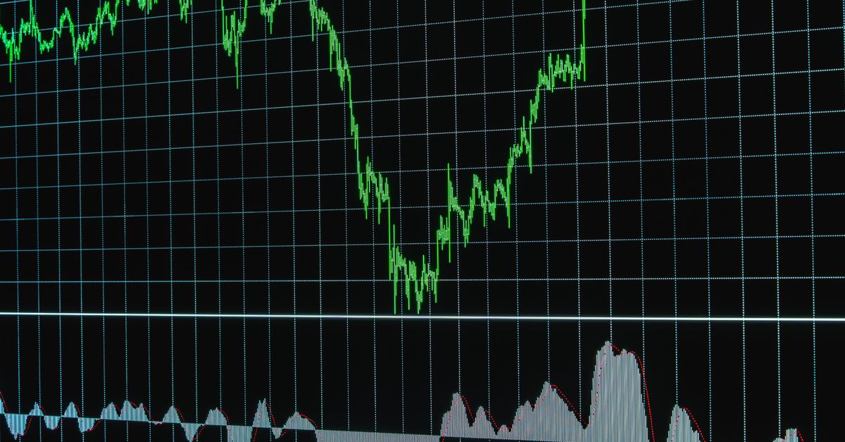 wall street stock exchange digital ticker chevron